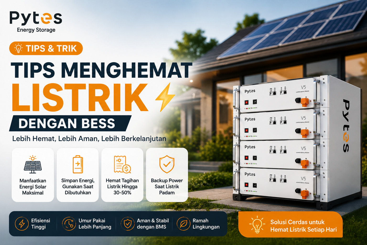Tips Menghemat Listrik dengan Battery Energy Storage System (BESS)
